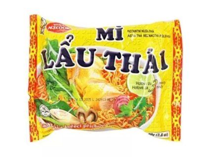 Lau Thai instantní nudle s příchutí kuřecí 78g (MI GA)