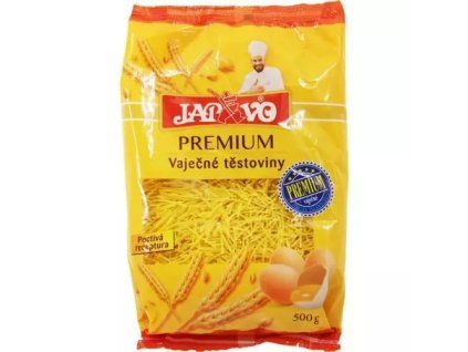 Premium těstoviny vlasové nudle vaječné 500g