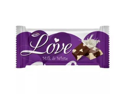 Cagla love kakaová pochoutka milk & white /12/ 80g