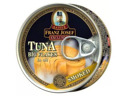 FJK tuňák kousky eo v oleji s uzenou příchutíi 170g