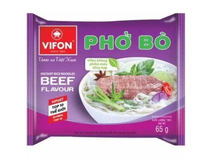Vifon instantní rýžové nudle s příchutí hovězí 60g (PHO BO)