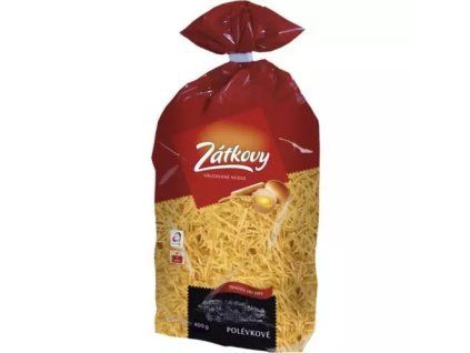 Zátka válcované vaječné 400g polévkové nudle