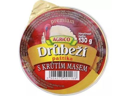 Agrico paštika drůbeží s krůtím masem 130g