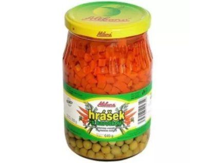 Alibona hrášek s karotkou 330g/170g