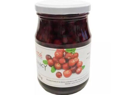 Alibona kompot brusinky 370g