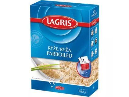 Lagris rýže dlouhozrnná parboiled varné sáčky 400g