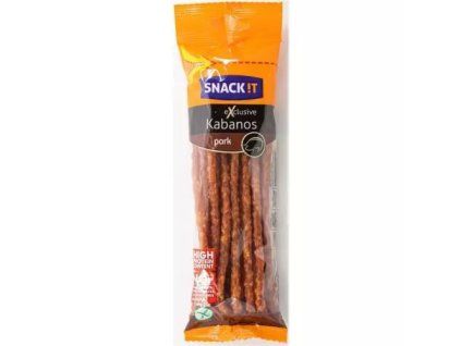 Snack !T kabanos exclusive vepřový 120g