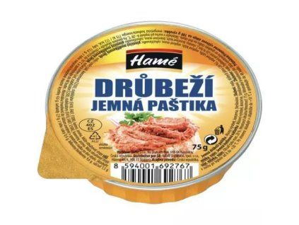 Hamé paštika jemná drůbeží 75g