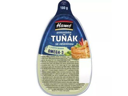 Hamé tuňák se zeleninou 100g
