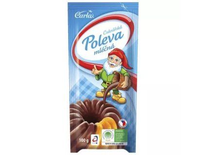Carla cukrářská poleva mléčná 100g