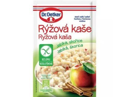 Dr. Oetker rýžová kaše jablk.skoř.bez lepku 52g