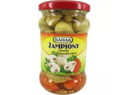 Bahak žampióny sladkokyselý nálev 314g