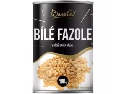 Bassta bílé fazole v mírně slaném nálevu 400g