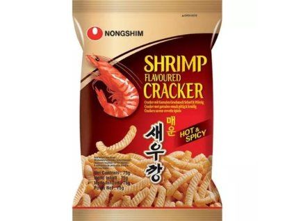 Nong Shim chipsy krevetové pálivé 75g (BIM BIM HQ)