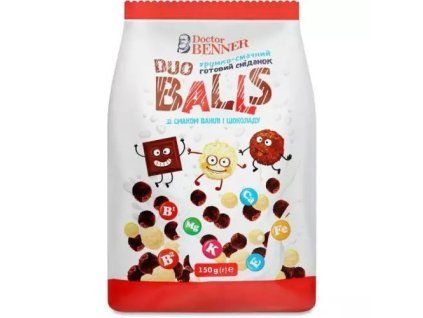 Doctor BENNER duo balls s příchutí vanilky a čokolády 150g