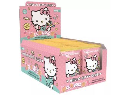 Kandiz sušenky hellokitty cloudiz bag strawberry /24/ 25g