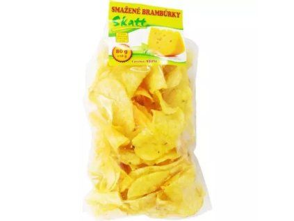 Skatt smažené brambůrky sýr 80g 10g