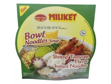 MILIKET instantní nudle krevety tomyum 75g