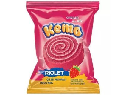 Kemo roll cake strawberry cream /24/ 40g