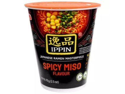 IPPIN CUP Pikantní miso instantní ramen 73g