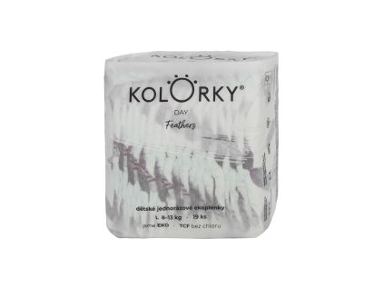 KOLORKY DAY - peří L (19ks/fol)