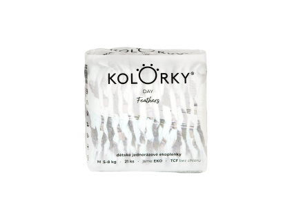 KOLORKY DAY - peří M (21ks/fol)