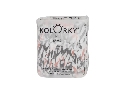 KOLORKY DAY - srdce XL (17ks/fol)