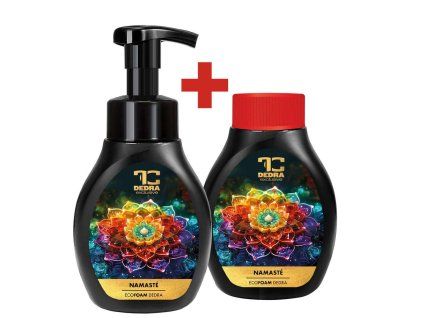 NAMASTÉ | šetrné pěnové mýdlo na ruce & tělo | 2×300 ml | výhodná sada 2 ks