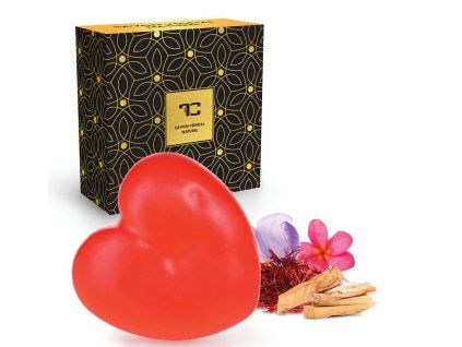 RED VELVET | ručně vyráběné rostlinné mýdlo s kokosovým olejem & glycerinem | 85 g