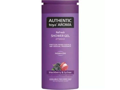 Authentic Toya Aroma sprchový gel blackberry lychee 400ML