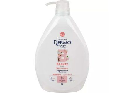 Dermomed sprchový gel white flower pumpa 1L