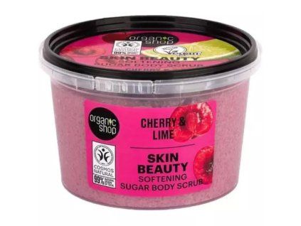 Organic Shop tělový peeling 250ml Cherry&Lime