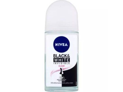 Black & White Roll on Invisible Black & White Clear 48h 50ml