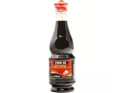 Chin-Su sójová omáčka 500ml chilli+česnek (xi dau toi ot)