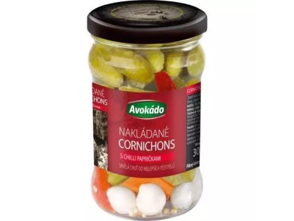 Avokádo cornichons s chilli pálivé 300g/150g