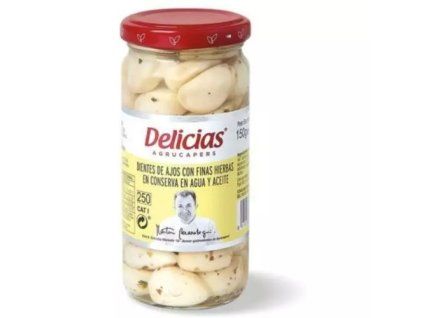 Delicias česnek v bylinkovém nálevu 250ML