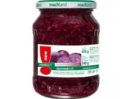 Machland červené zelí s cukrem 720ml/670g 720ML/670G