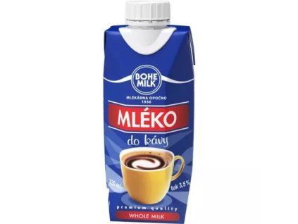 Bohemilk mléko do kávy 3,5% 330ML