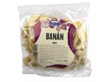 Hosova banán100g sušený banán100g