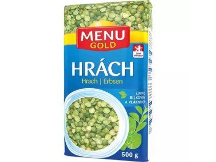 Menu Gold hrách zelený loupaný půlený 500g