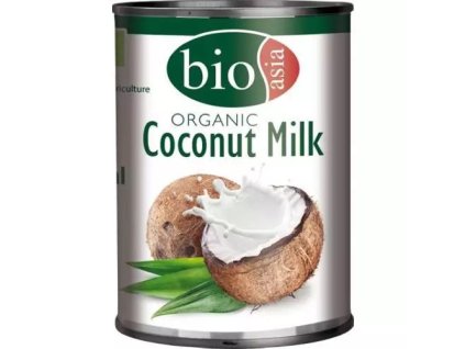 Bioasia kokosové mléko 18% organické 400ML