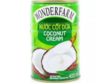 Wonderfarm kokosové mléko 400ML (NUOC COT DUA)