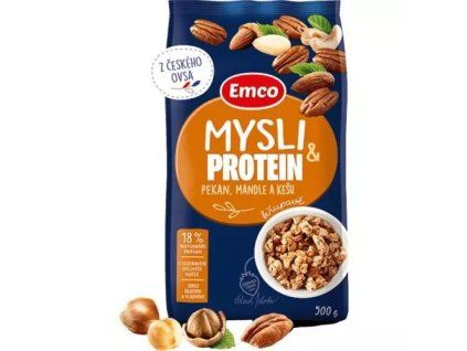 Emco mysli proteinové pekan+mandle+kešu+b12 500g