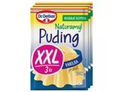 Dr. Oetker puding xxl vanilkový 3x37g