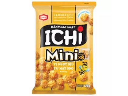 ICHI Rice cracker Shoyu with honey Mini 120g