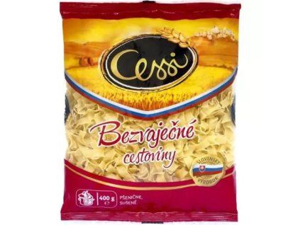 Cessi těstoviny bezvaječné rezance široké 400g