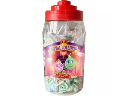 JimmyFox lízátka 180ks royal lollipop dóza 1440g