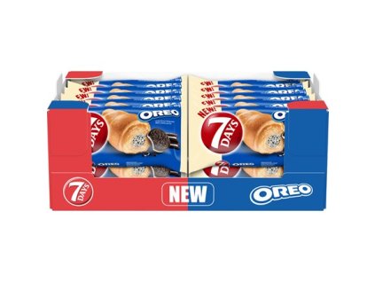 7 DAYS Croissant vanilkový krém a kousky Oreo 20 x 98 g