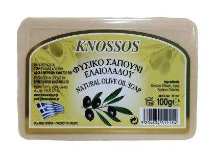 Knossos přírodní olivové mýdlo bílé (100g)