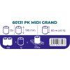 Linteo PK MIDI Grand, 2vr, bílé, recykl, 12ks balení